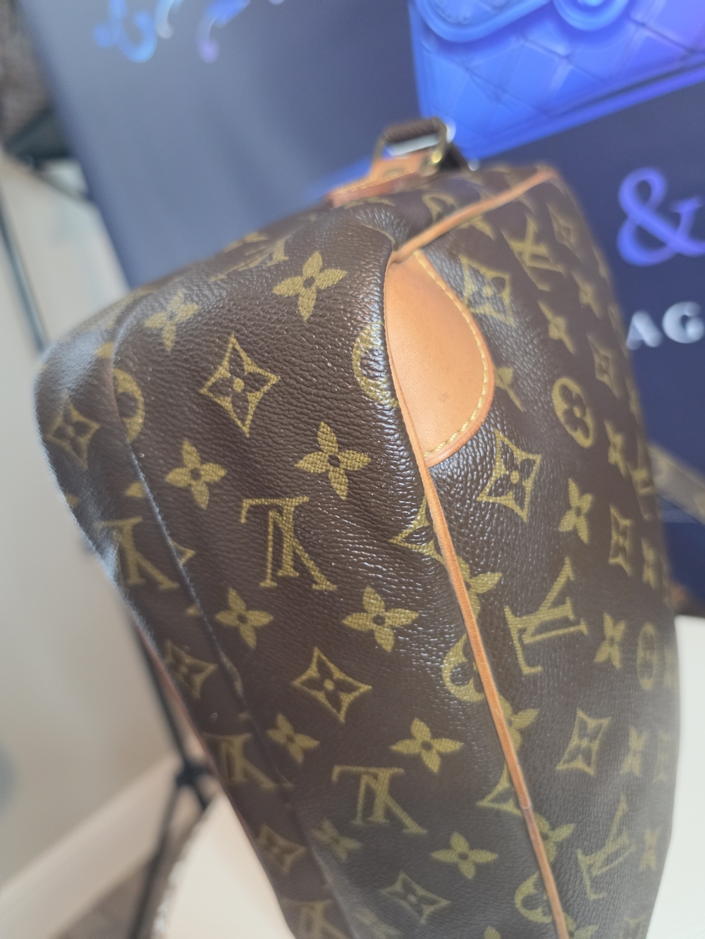 Louis Vuitton Monogram Canvas Toiletry Bag in Brown and Tan - Picture 9 of 12
